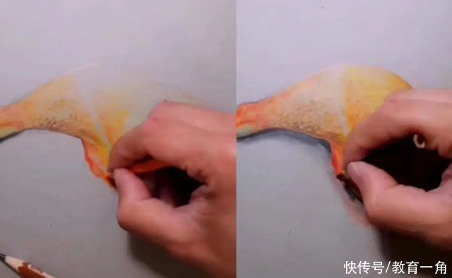 美术@初中生“画鸡腿”,原本以为是画着玩玩,最后却令同桌直流口水