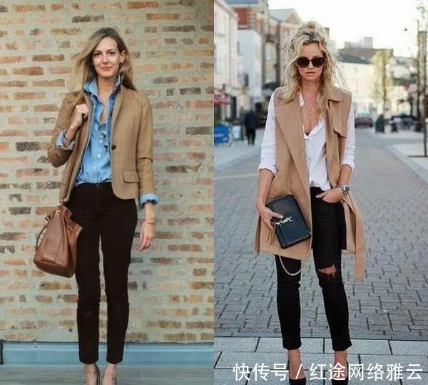 属性|米色外套:女性衣橱的优雅属性,米色与其他冷色调和暖色调相结合