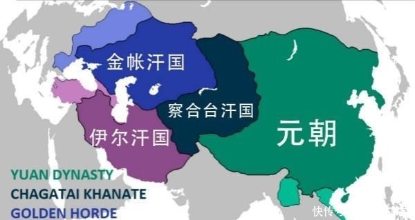 蒙古人建立的四大汗国哪个实力最强他们
