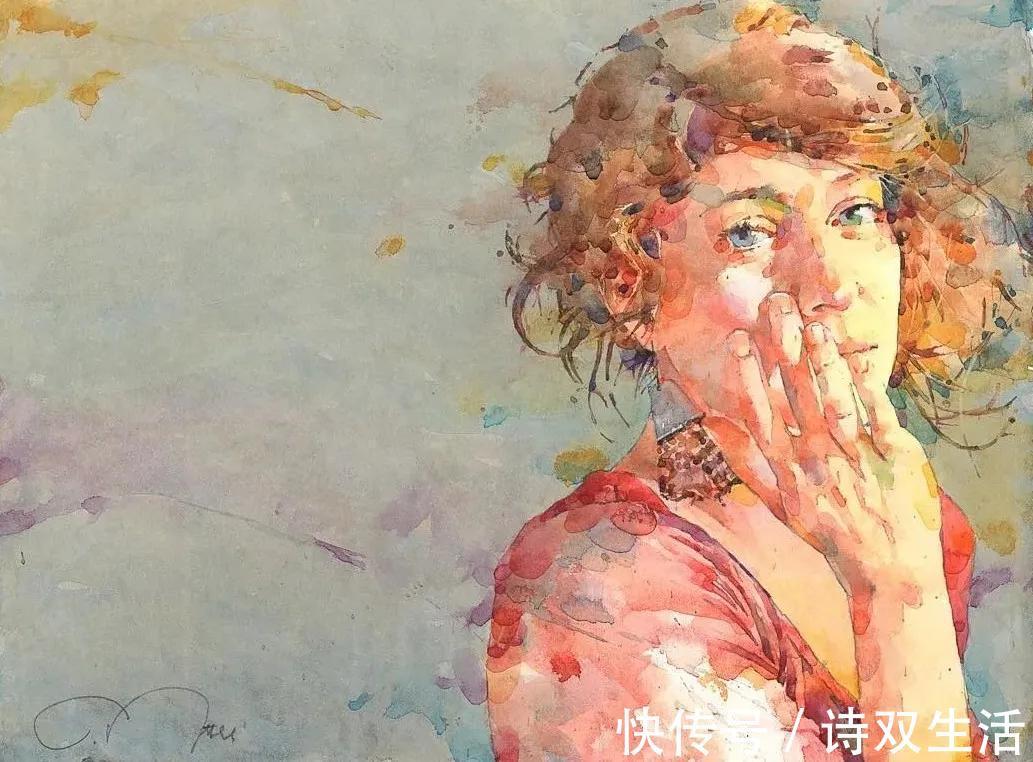 艺术学院&他笔下的人物生动活泼,色块叠加的恰到好处!