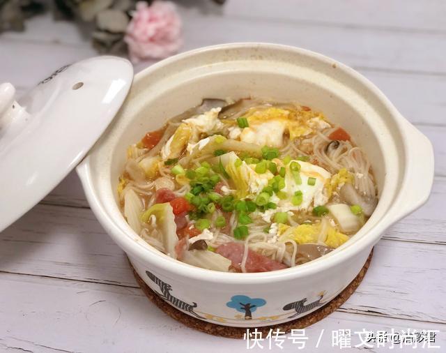 秀珍菇|5道早餐面,早起10分钟煮一碗,天冷吃着舒服,还花不了多少钱