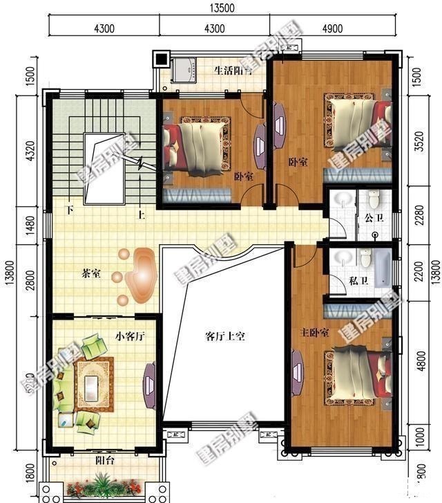 别墅|大门靠左设计，入户及是堂屋，这种别墅一般人不敢这样建！