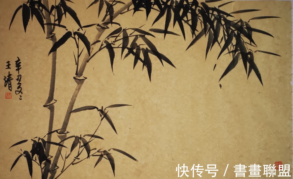 青岛开发区$心存雅逸 笔下清风——王清(山泉水)墨竹小品欣赏(一)