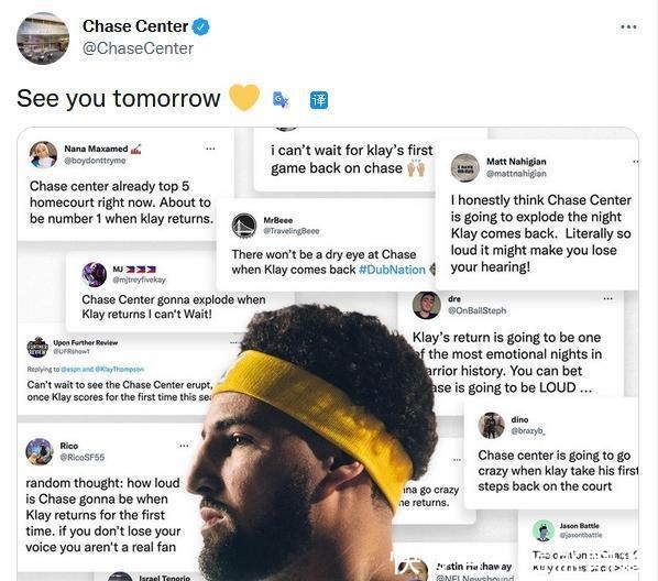 NB热搜第一!克莱回归,库里将18万的头像换克莱照片,NBA官方祝贺!