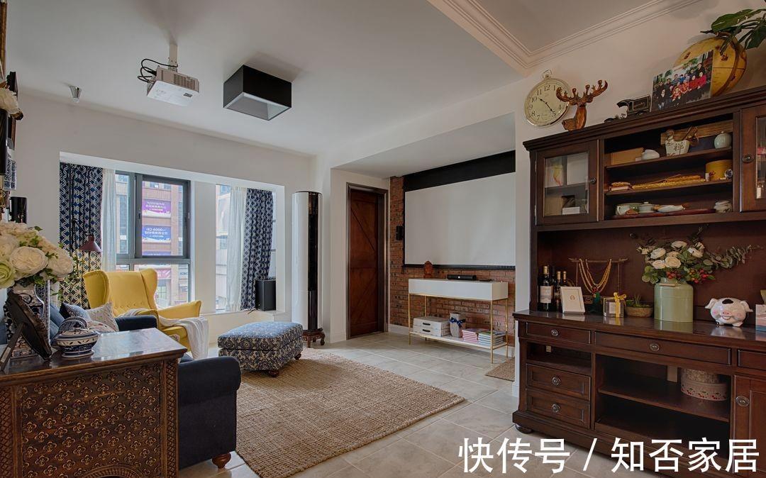 储物柜|混搭的重庆小家，将清新北欧和复古实木融合，还带有爵士的酷拽