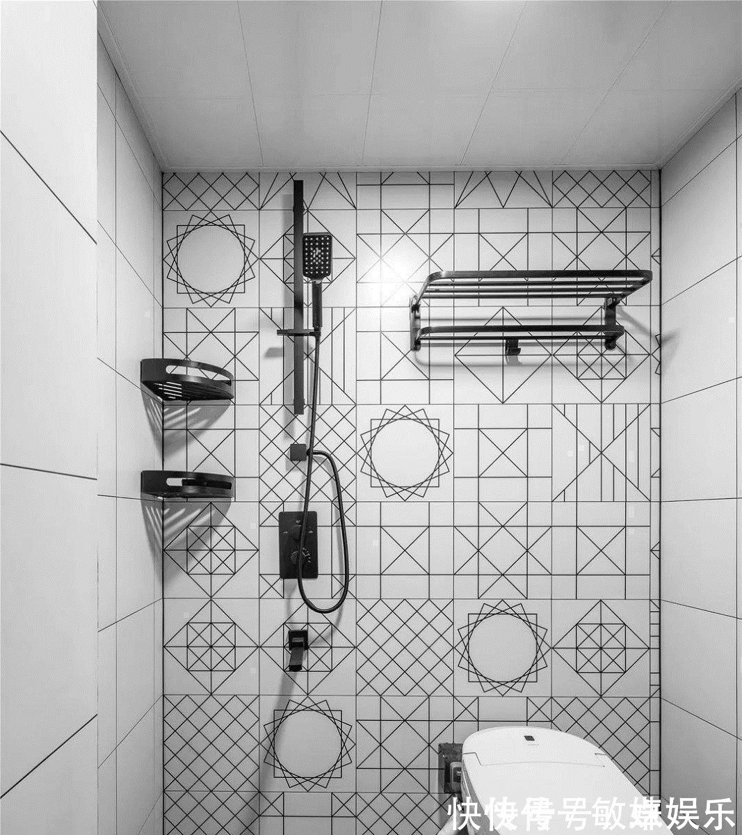 玄关|她家48㎡,拥有三间卧室,超大餐厅,书房客厅合二为一,太聪明了