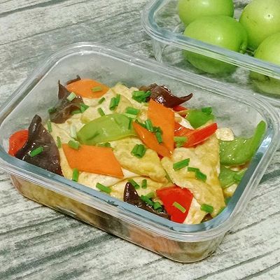 豆腐|杂蔬炒豆腐