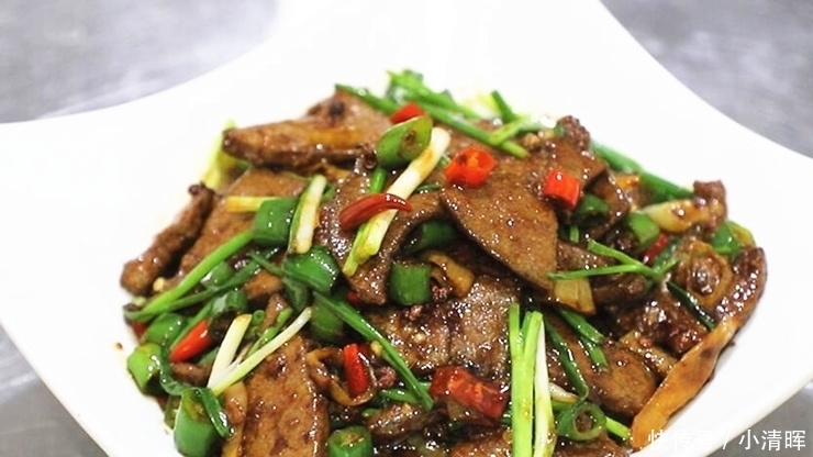 猪肝的最佳吃法，嫩滑爽口，脆而不腥，太好吃了