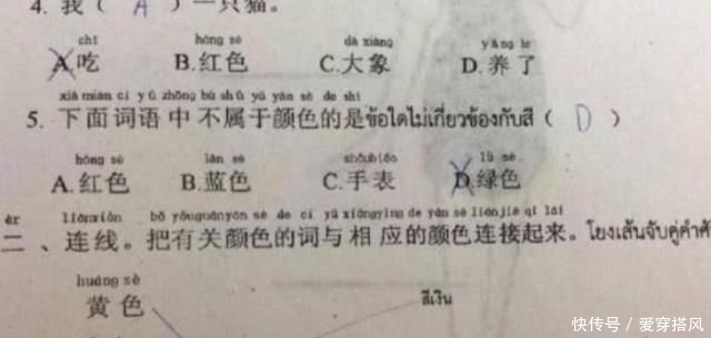 英语试卷VS中文试卷，“互相伤害”咯，我就不信看完你不会笑到“变形”