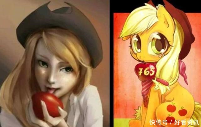 苹果|当《小马宝莉》发生“拟人化”!柔柔变怨妇,网友苹果嘉儿美炸!