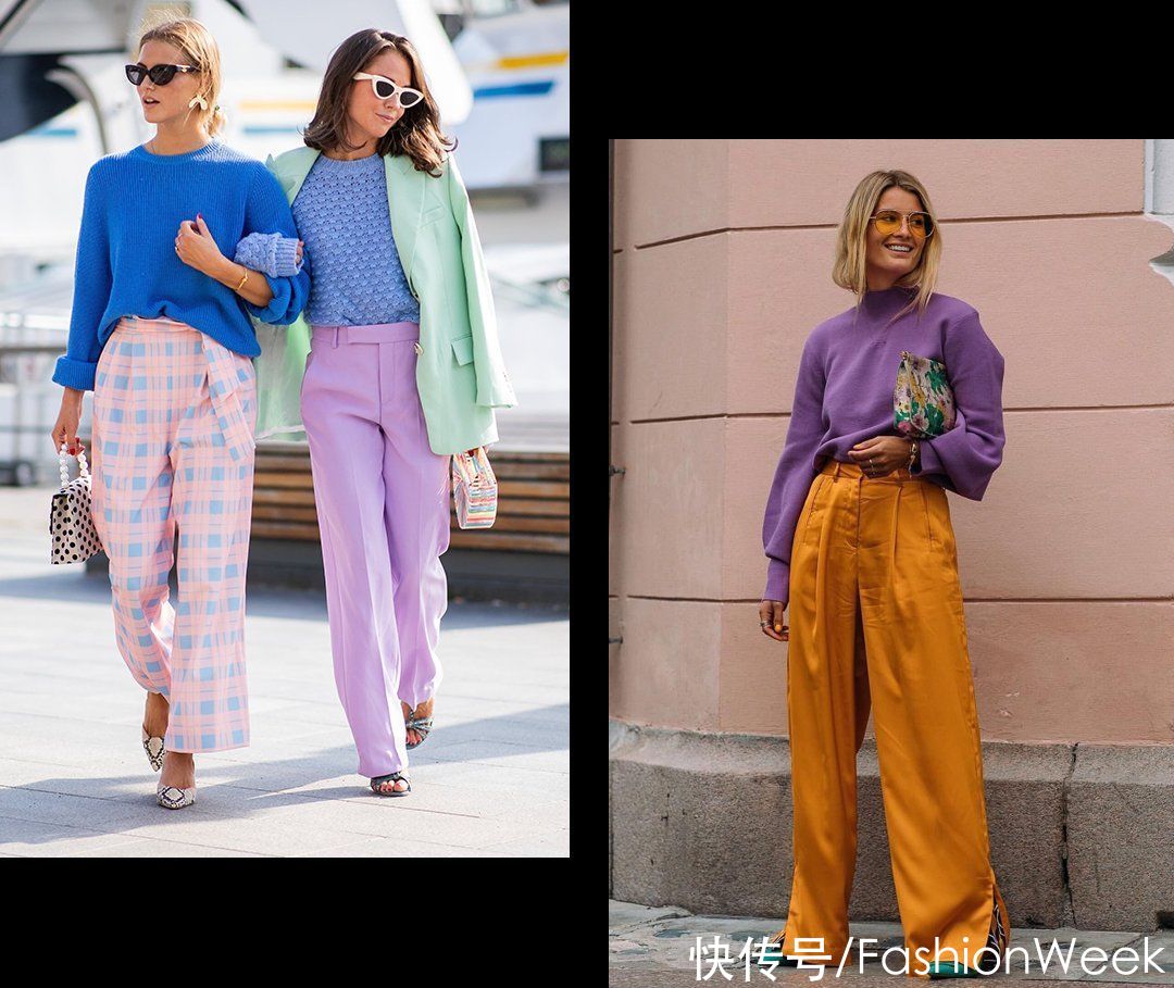 时髦人的秋冬，没点吸睛色彩怎么行