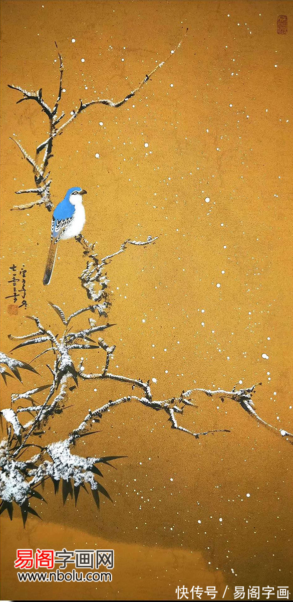 花鸟画!付厚党花鸟画 融逸趣于自然 带您走进清凉的世界