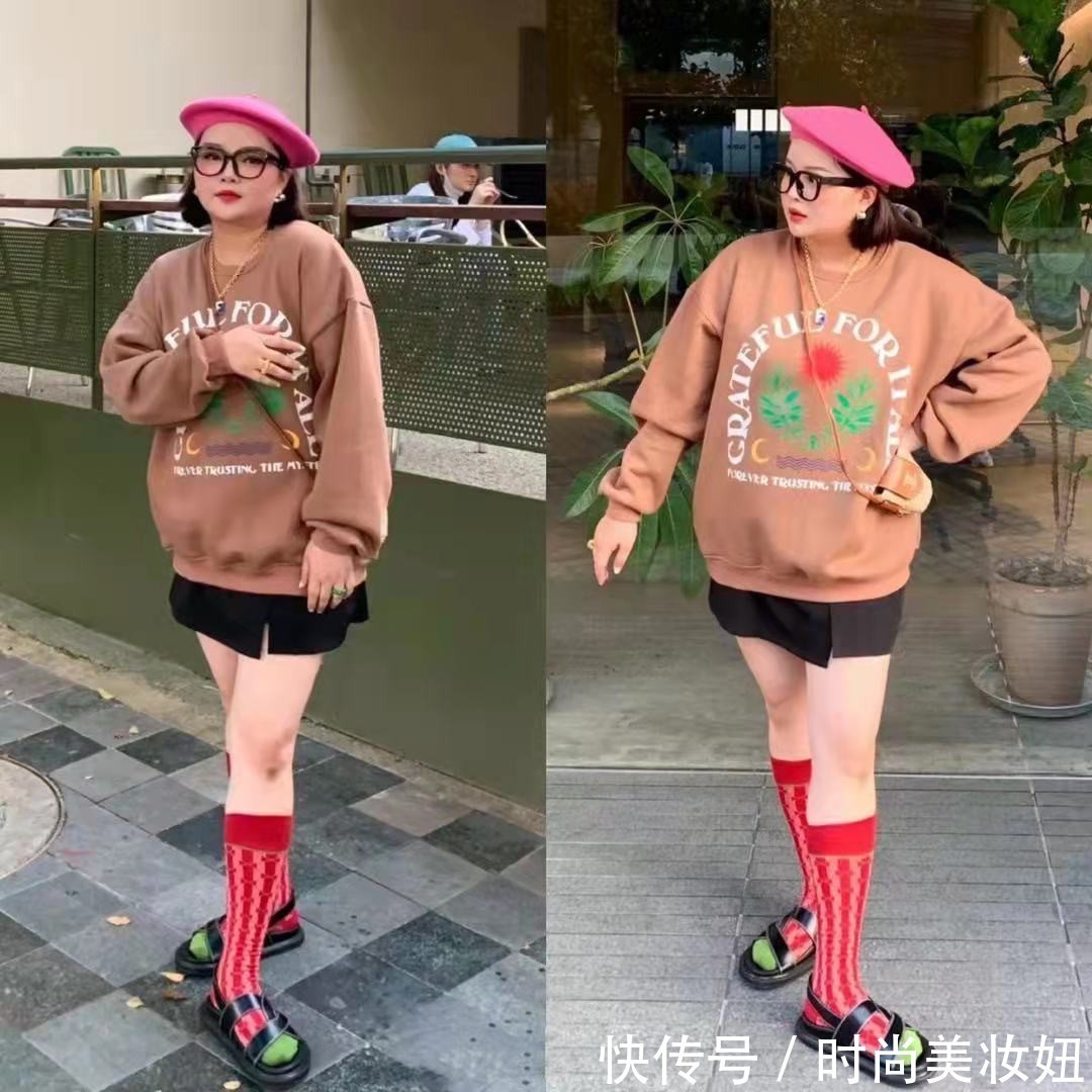 显瘦 这才是“微胖身材”的穿衣典范，扬长避短太显瘦，每套都好看
