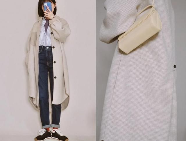  亮色|黑色沉闷，亮色挑人，冬季穿大衣更流行“浅色系”，这样搭很高级