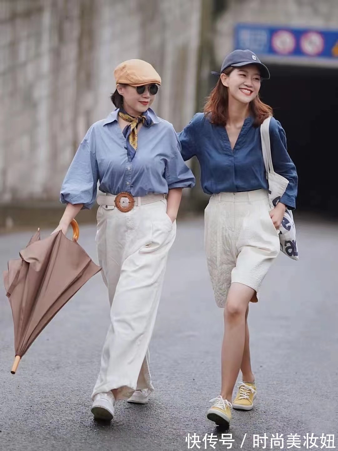 平顶帽|50岁女人别总是穿“大妈”款,这位妈妈穿搭真高级,值得学习