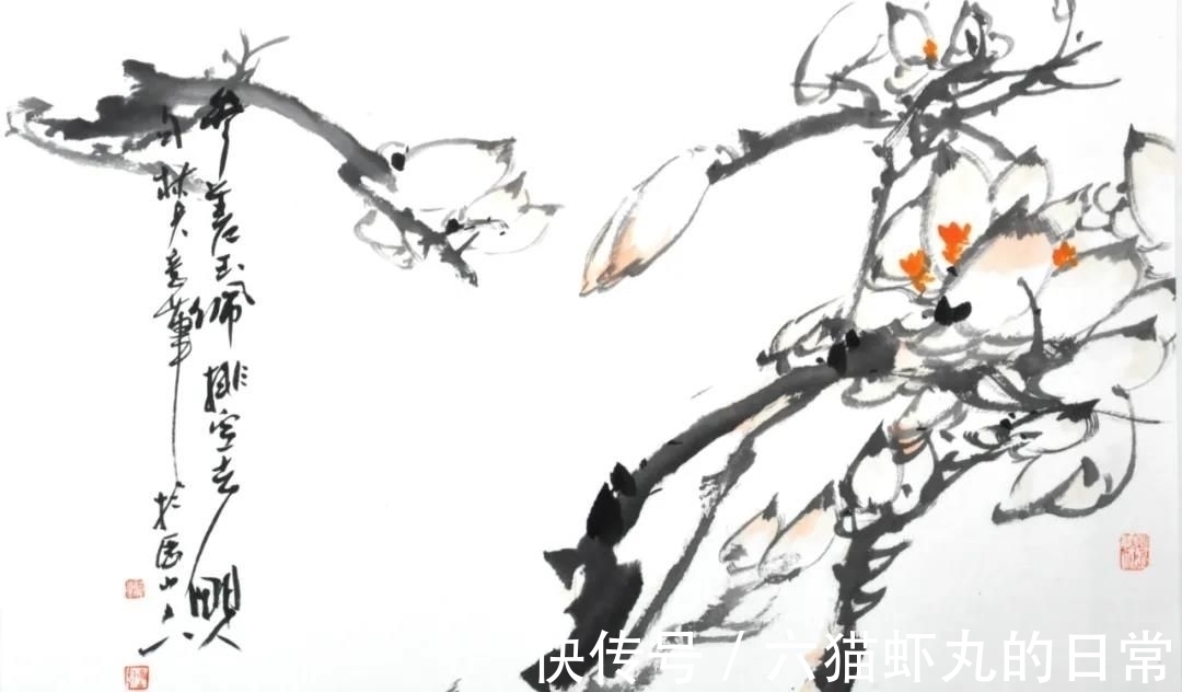 玉兰@著名花鸟画家林兵:那些追逐“花容月貌”的往事与传说