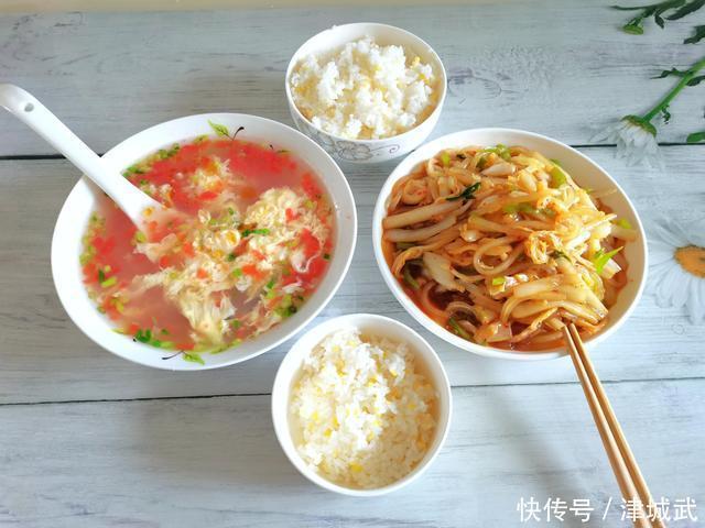 蒜苗|晒夫妻俩5天的家常晚餐,一菜一汤吃得香,每天都不同
