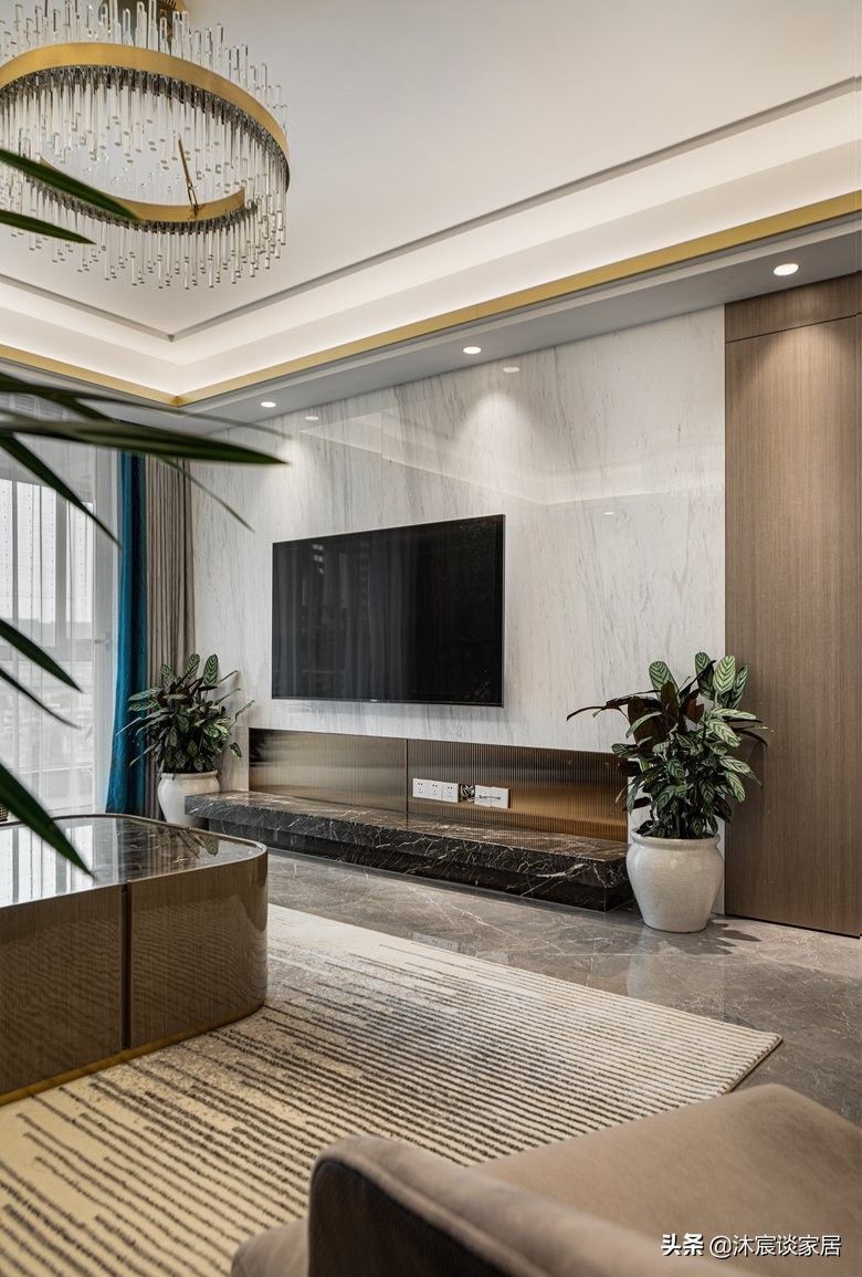 轻奢风|若再装修,我就选现代轻奢风,灰色瓷砖通铺在室内,真是高级大气