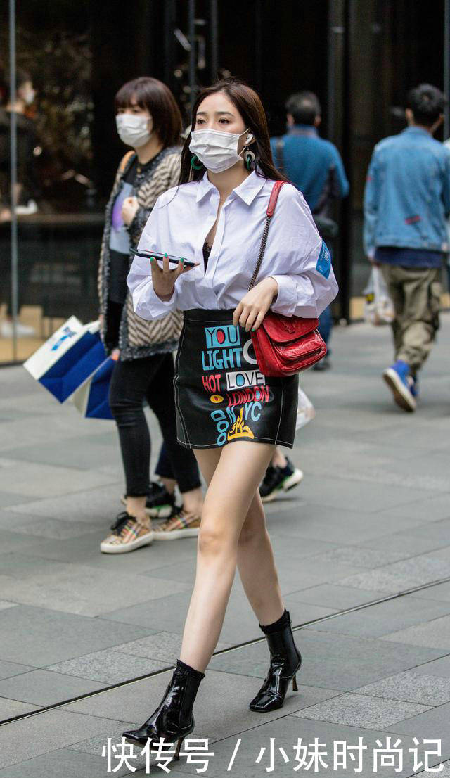 打底裤|时尚穿搭：值得借鉴的白衬衫穿搭，分为裙子篇和长裤篇，照着穿时髦显瘦又高级