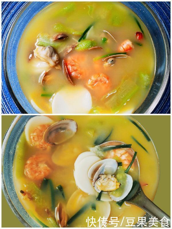 家常菜|海鲜年糕汤#巨下饭的家常菜#