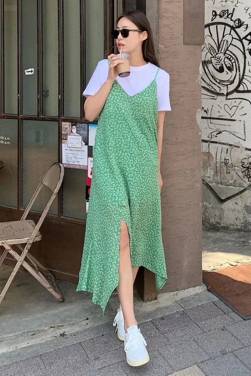 时髦|“平底鞋+裙子”穿出女人最轻松,优雅的样子,巨时髦!