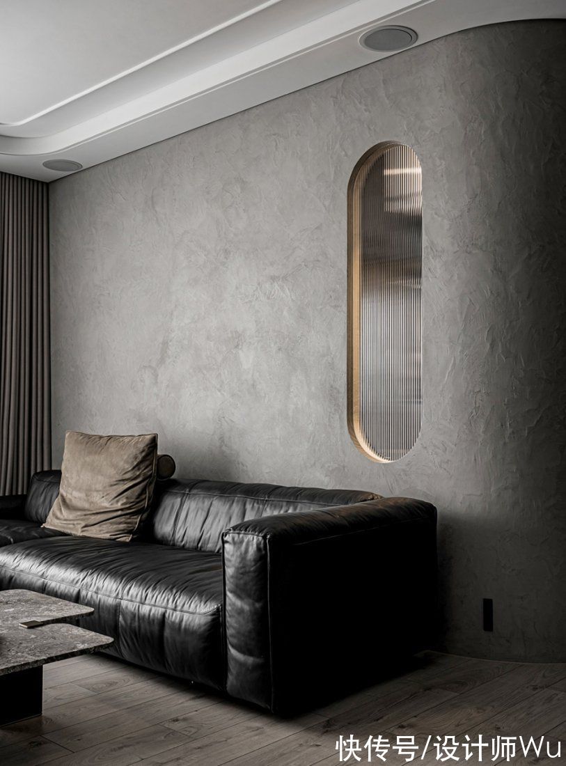 餐厨|深圳115㎡现代岩灰居所，凝合生活与光阴的挥洒笔触