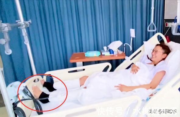 38岁应采儿手术住院,头发稀疏憔悴做康复训练,网友喊话多捐款