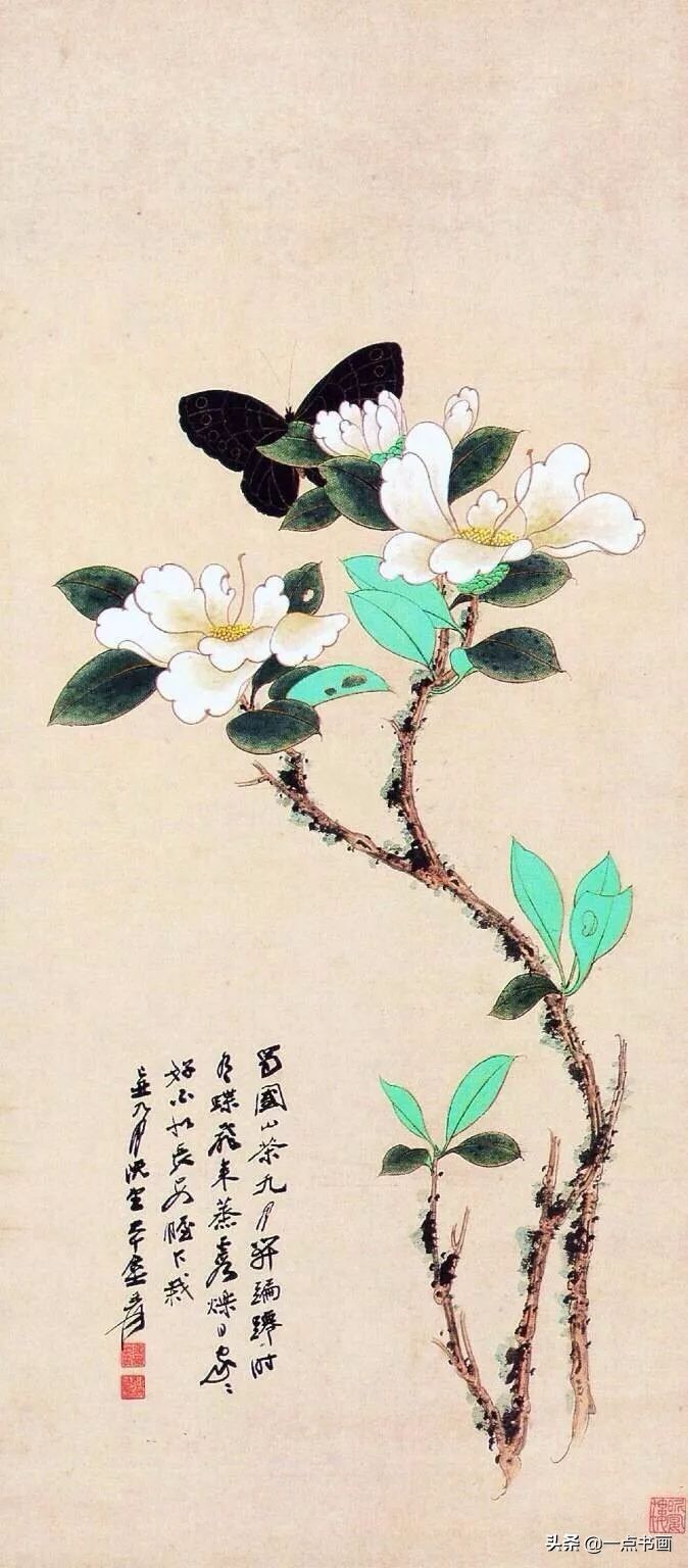 工笔&张大千 花鸟画100幅高清欣赏