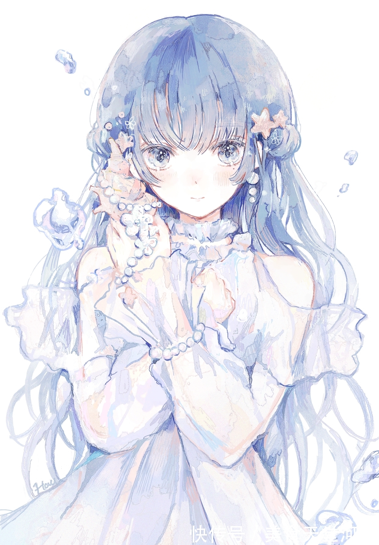 淡雅风女孩|淡雅风女孩插画欣赏