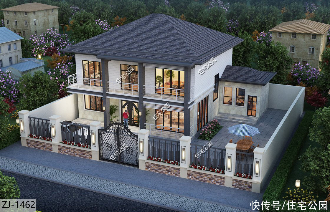 占地尺寸|10套柴火灶户型推荐,实用性不输城里小区房,尤其是第6套太美了