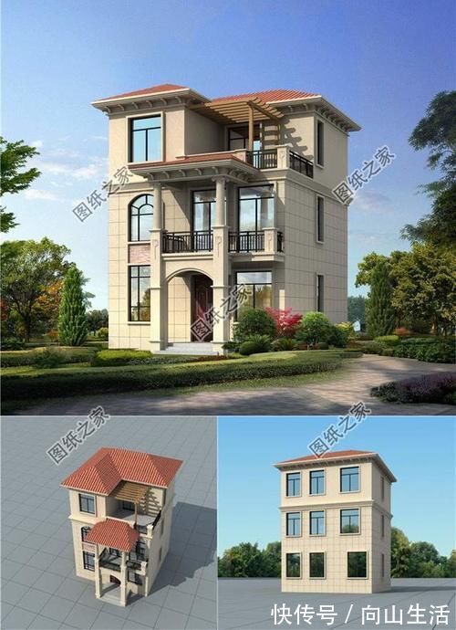 户型|适合农村75平宅基地的自建房图,总有一款是你的心头好