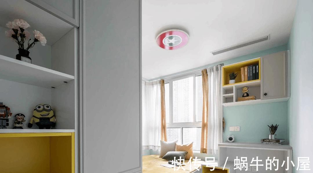 简约|92㎡北欧风新家入住,糖果色搭配超温暖治愈,太漂亮了!