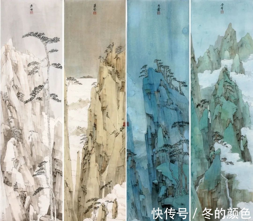 中国画!张秋桔|一段烟云