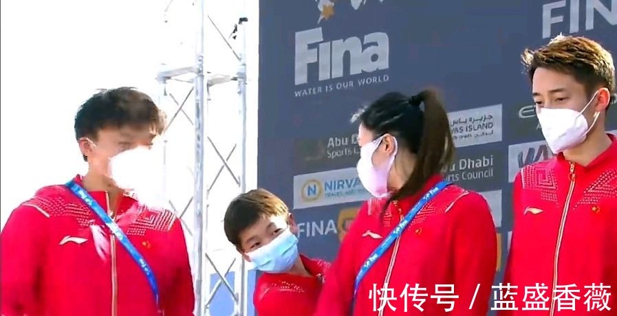 全运会|全红婵哪去了14岁天才探出小脑袋观察,看到国旗赶紧行动起来!