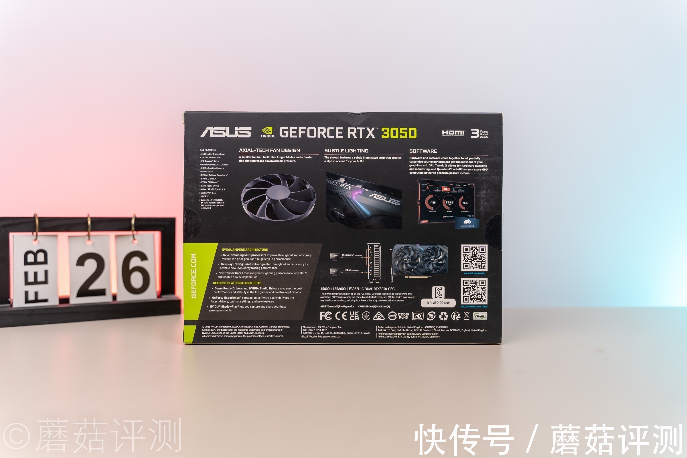 华硕RTX3050|ITX，才是3050正确方式、华硕RTX3050显卡（Dual&Phoenix）