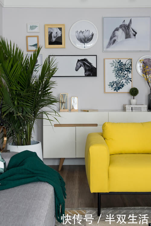 业主|冉小云作品:91㎡极简北欧,两居室的舒适小家,自然纯真的空间