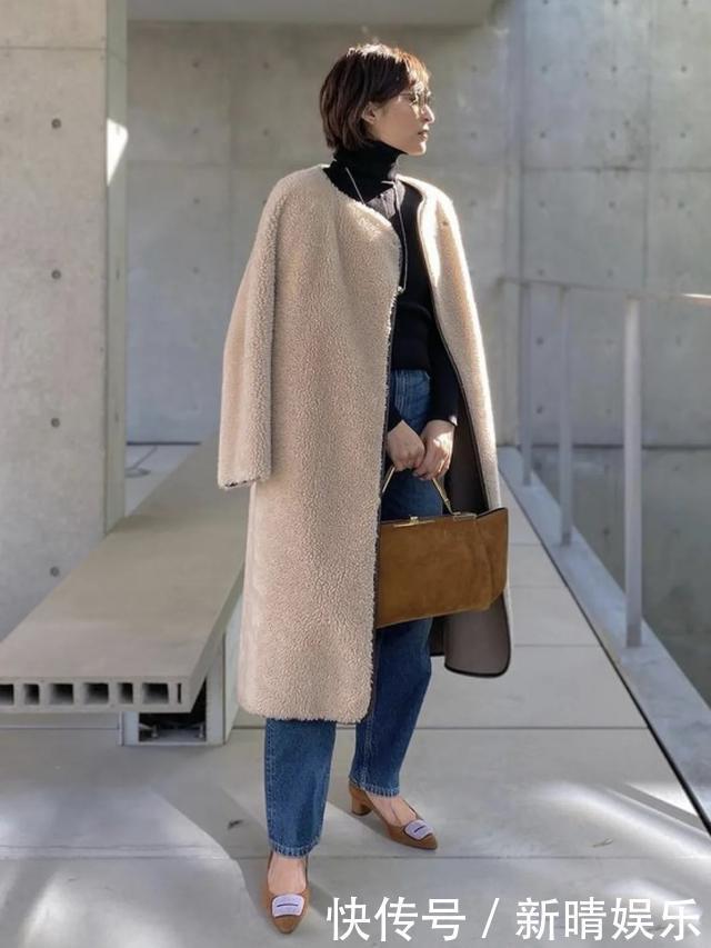 看似普通的高领毛衣别乱搭,日本博主们太会穿,优雅又气质