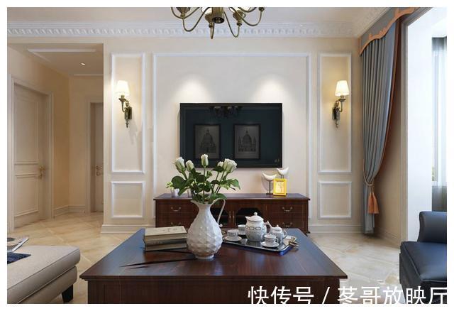 档次|小户型怎么装电视墙,不如用石膏线,少花钱好看又上档次