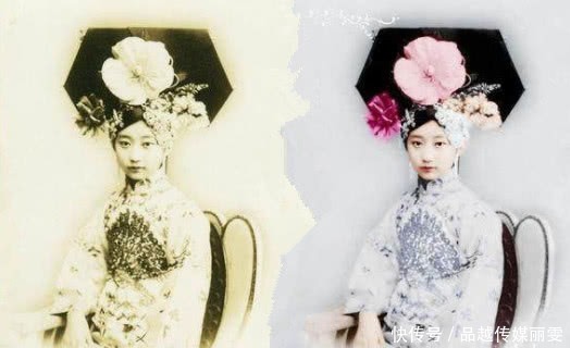 三妹|这才是清末宫里的女子，图二是溥仪的三妹，图四是晚清最美格格