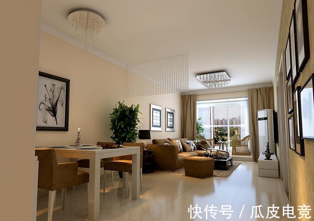 小户型|用餐桌代替沙发,解决小户型的空间局限,实用又方便