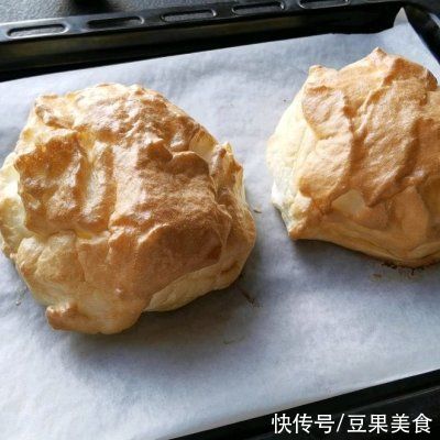 老妈|老妈做的黄桃奶油舒芙蕾，怎么吃都不腻