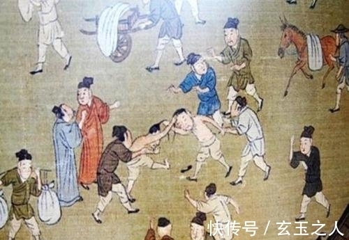 宋朝&清明上河图不愧是国宝,放大10倍后,网友:乘凉那个人请注意形象