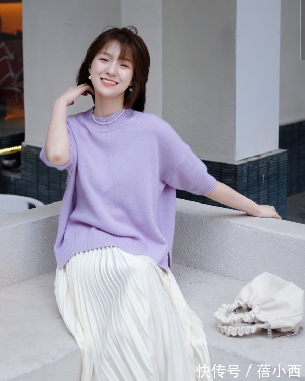 阔腿裤|小个子女生入秋搭配秘诀:颜色+版型,来学这位博主的私服造型