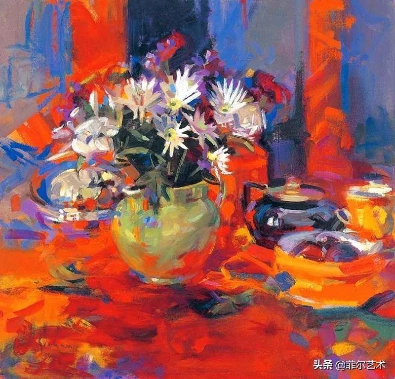 色彩!「油画欣赏」生动鲜明的色彩,一种独特的华丽风格