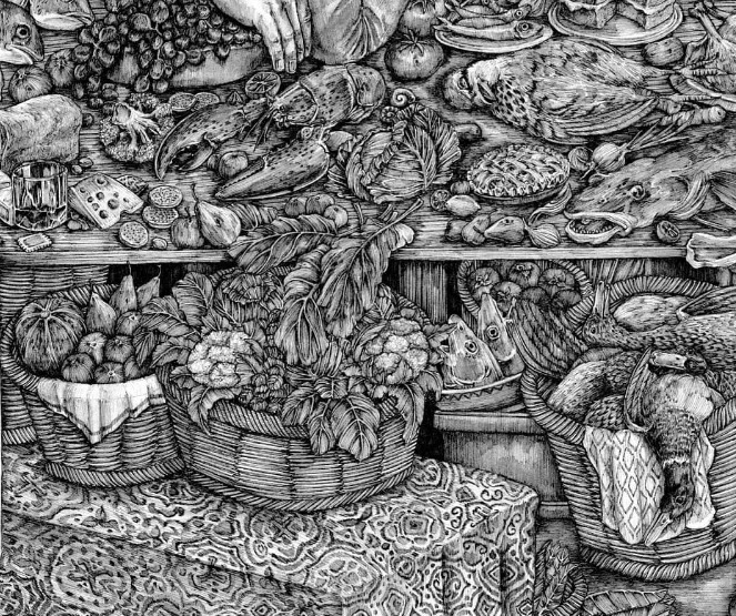 olivia@全球最“抠”美女画家,用一支2元针管笔惊艳世界