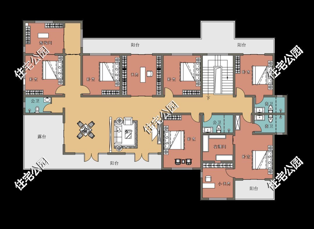 布局|农村盖房就在这10套里选一套,颜值高还实用,尤其第7套特别亮