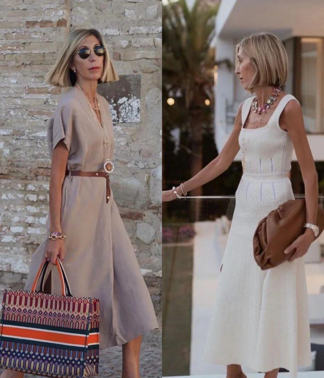 选长|40+职场女性的穿搭法则,4个原则,多套搭配,放在办公室穿美爆了