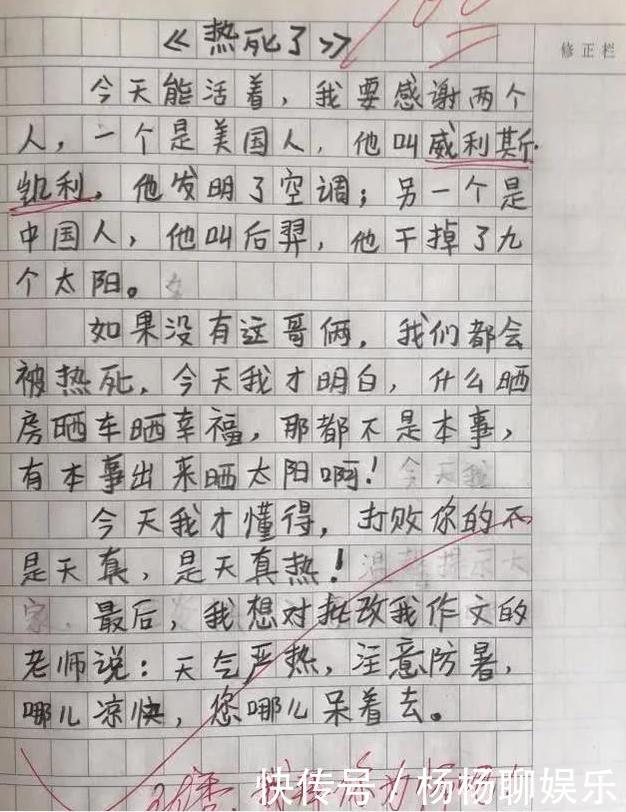小学生满分作文《我的理想》走红,老师批语抢镜小心你同桌