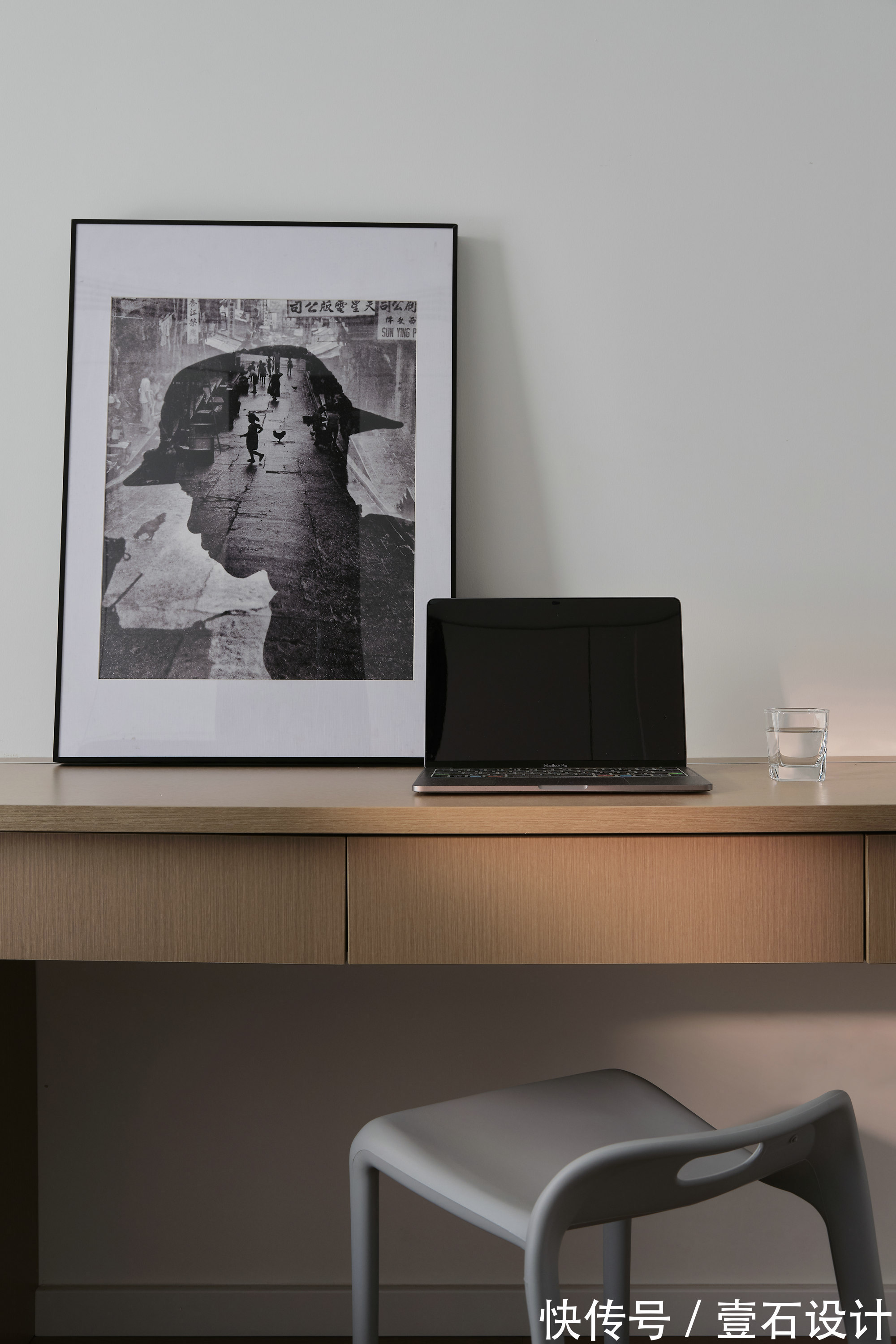 背景墙|129㎡现代简约风，空间互换优化采光