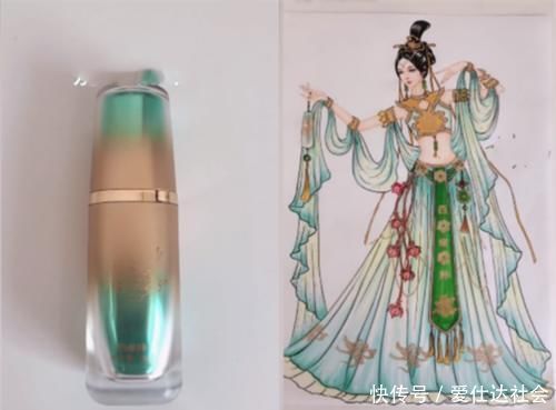 洗脸盆|美术生用“包装”画礼服,款款复古风十足,网友手被天使吻过